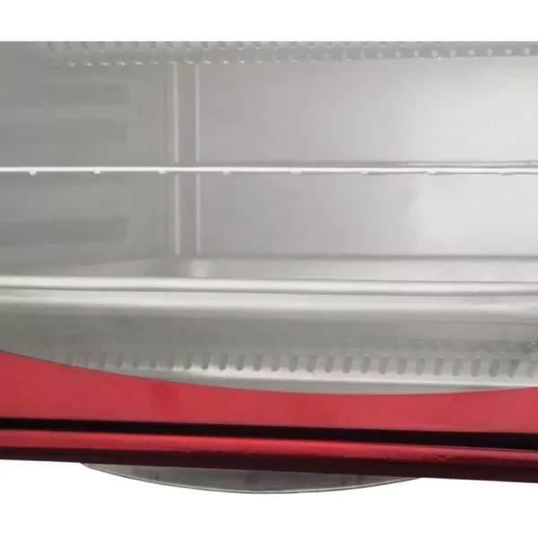 Brentwood 4-Slice Red Toaster Oven