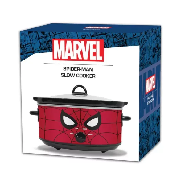 Uncanny Brands Marvel Spider-Man 7qt. Red Slow Cooker