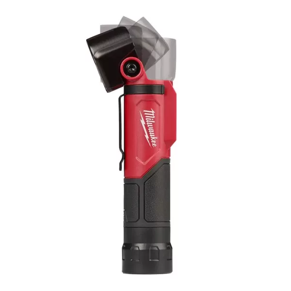 Milwaukee 500 Lumens LED Pivoting Rechargeable Flashlight W/ Extra REDLITHIUM USB Battery