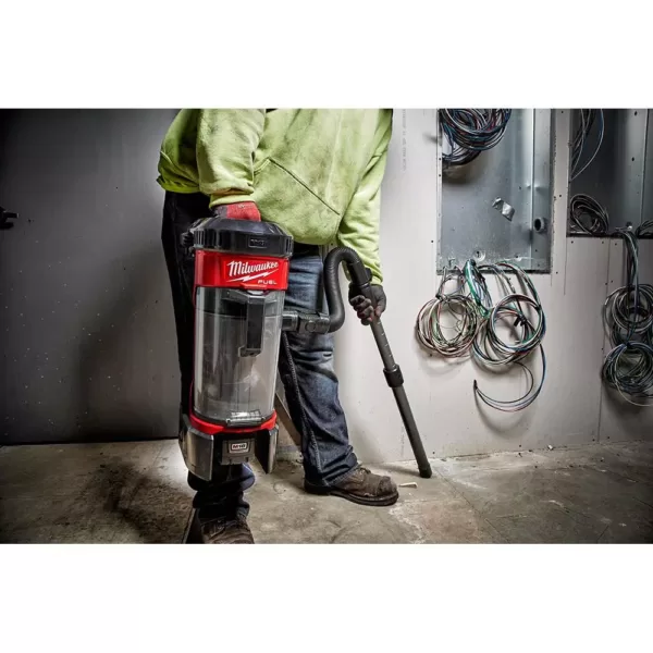 Milwaukee M18 FUEL 18-Volt Lithium-Ion Brushless 1 Gal. Cordless 3-in-1 Backpack Vacuum (Tool-Only)