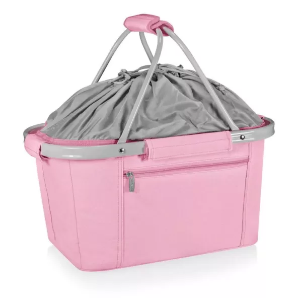 Picnic Time Metro Basket 9 Qt. Pink Tote Cooler