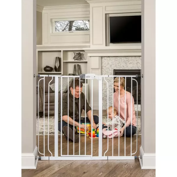 Regalo 38 in. Extra Tall 49 in. W Span Metal Walk-Through Gate