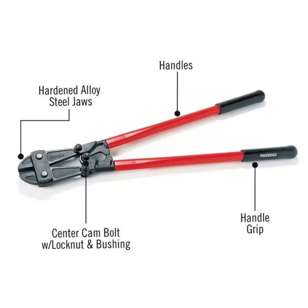 RIDGID 30 in. Model S30 Heavy-Duty Bolt Cutter