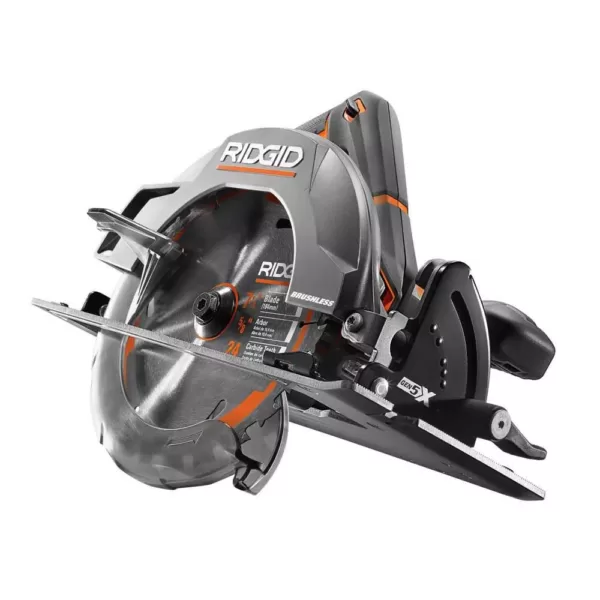 RIDGID 18-Volt Cordless Brushless 7-1/4 in. Circular Saw (Tool Only)