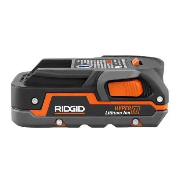 RIDGID 18-Volt Brushless Cordless 1/2 in. Compact Hammer Drill Kit with Bonus 18-Volt 1.5 Ah Lithium-Ion Battery (2-Pack)