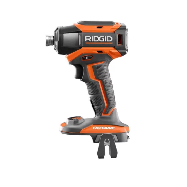 RIDGID 18-Volt OCTANE Brushless Cordless 6-Mode 1/4 in. Impact Driver (Tool Only)