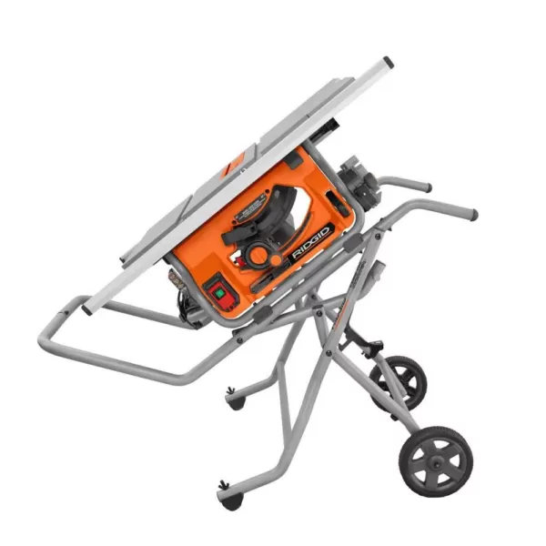 RIDGID 10 in. Pro Jobsite Table Saw with Stand