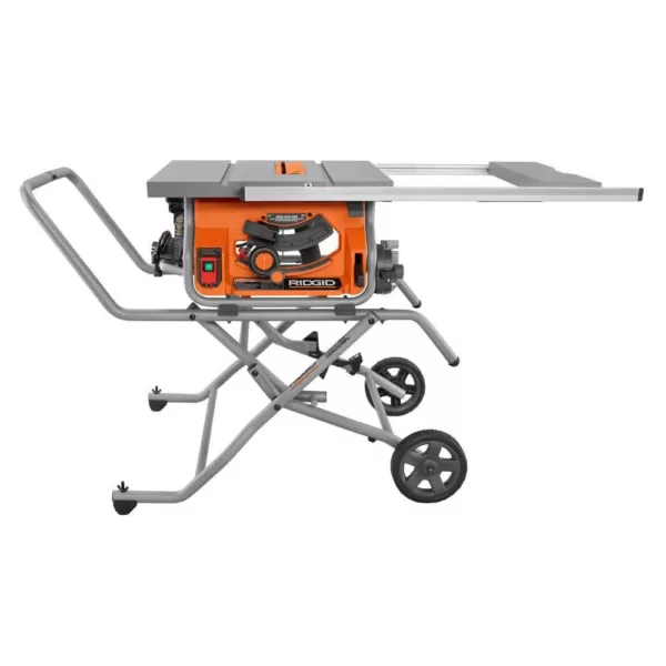 RIDGID 10 in. Pro Jobsite Table Saw with Stand and 16-Gauge 2-1/2 in. Straight Finish Nailer