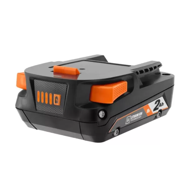 RIDGID 18V Compact Lithium-Ion Battery 2-Pack