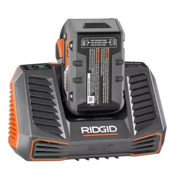 RIDGID 18-Volt Dual Chemistry Rapid Charger