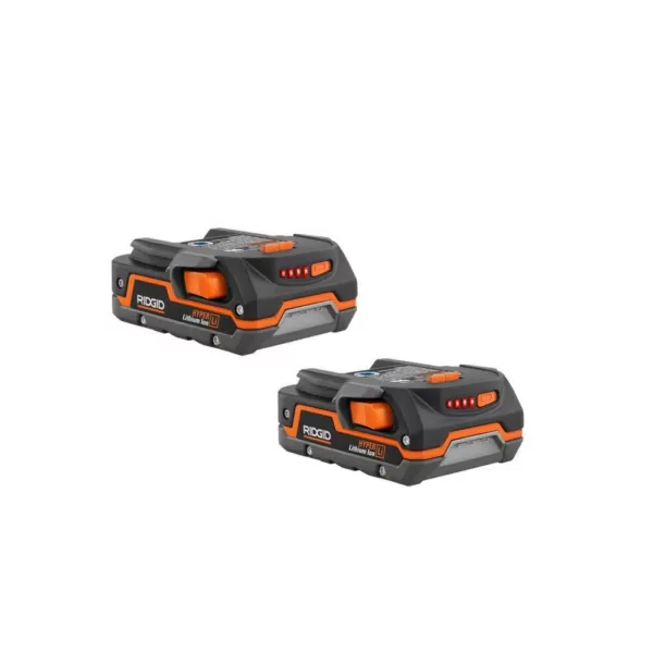 RIDGID 18-Volt Cordless Drill/Driver and Impact Driver Combo Kit with Bonus 18-Volt 1.5 Ah Lithium-Ion Battery (2-Pack)