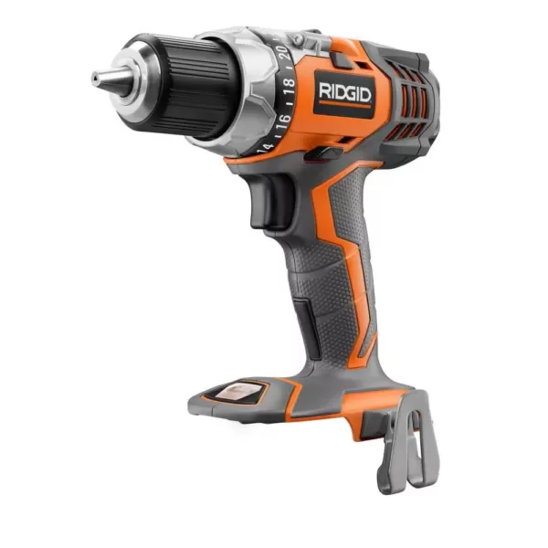 RIDGID 18-Volt Cordless Drill/Driver and Impact Driver Combo Kit with Bonus 18-Volt 1.5 Ah Lithium-Ion Battery (2-Pack)