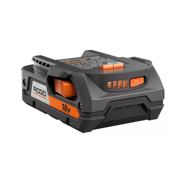 RIDGID 18-Volt OCTANE Cordless Brushless 3-Speed 1/4 Sheet Sander with 18-Volt 2.0 Ah Lithium-Ion Battery and Charger Kit