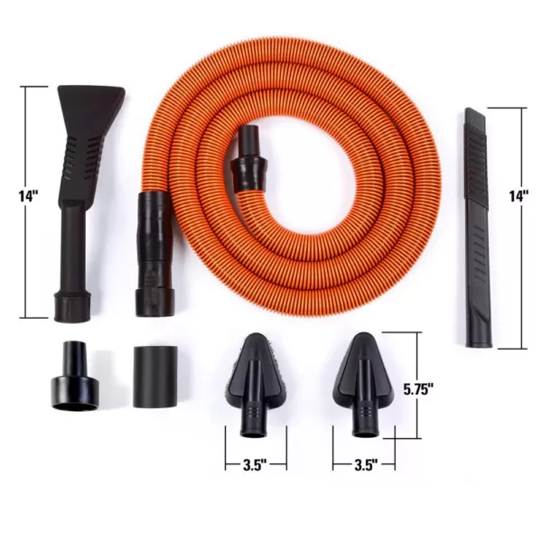 RIDGID 1-1/4 in. Premium Car Cleaning Accessory Kit for RIDGID Wet/Dry Shop Vacuums