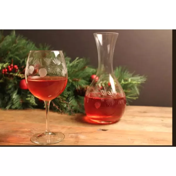 Rolf Glass Icy Pine 18 oz. Clear Balloon Wine (Set of 4)