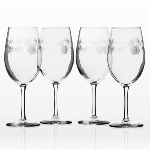 Rolf Glass Icy Pine 18 oz. Clear All Purpose Wine (Set of 4)