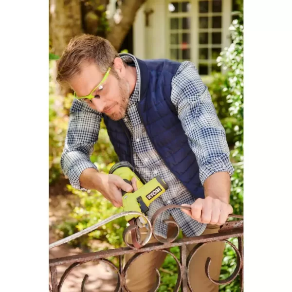 RYOBI ONE+ 18V Cordless 1/2 in. x 18 in. Belt Sander (Tool Only) with 1/2 in x 18 in. Sanding Belts (3-Pack)