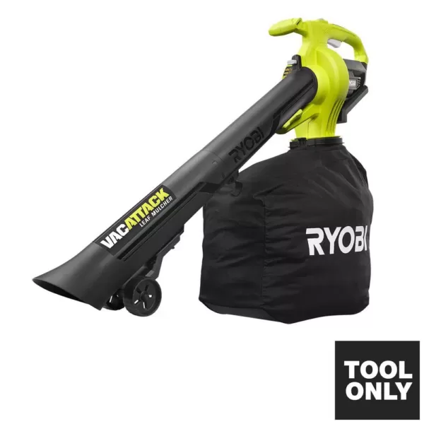 RYOBI 40-Volt Lithium-Ion Cordless Battery Leaf Vacuum/Mulcher (Tool Only)