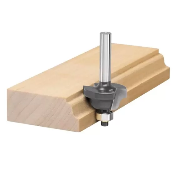 RYOBI 18-Volt ONE+ Cordless Fixed Base Trim Router with Decorative Router Bit Set (4-Piece)