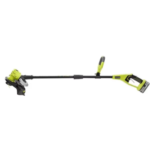 RYOBI Reconditioned ONE+ 18-Volt Lithium-Ion Cordless String Trimmer/Edger - 4.0 Ah Battery and Charger Included