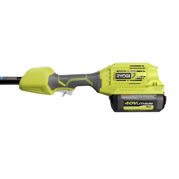 RYOBI Reconditioned 40-Volt Lithium-Ion Cordless Attachment Capable String Trimmer with 4.0 Ah Battery and Charger Included