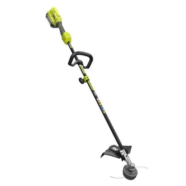 RYOBI Reconditioned 40-Volt Lithium-Ion Cordless Attachment Capable String Trimmer with 4.0 Ah Battery and Charger Included