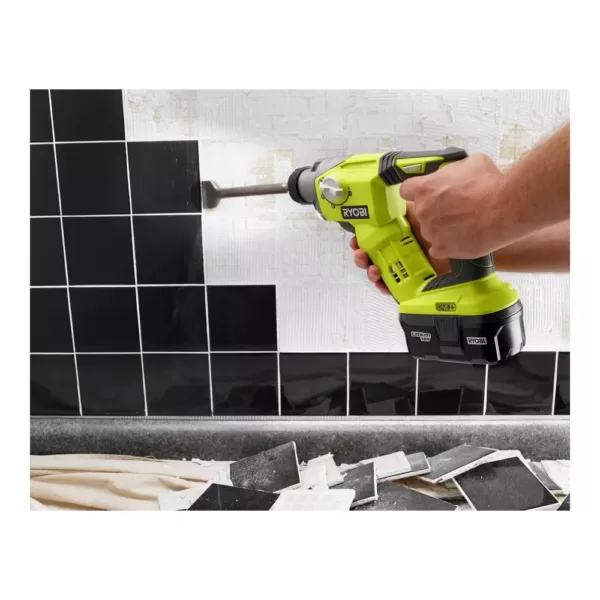 RYOBI 18-Volt ONE+ Lithium-Ion Cordless 1/2 in. SDS-Plus Rotary Hammer Drill (Tool Only)