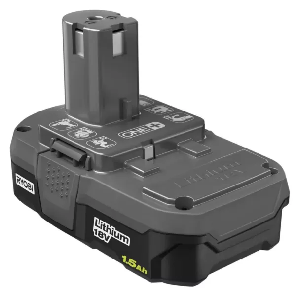 RYOBI 18-Volt ONE+ Cordless 3/8 in. 3-Speed Impact Wrench with 1.5 Ah Compact Lithium-Ion Battery