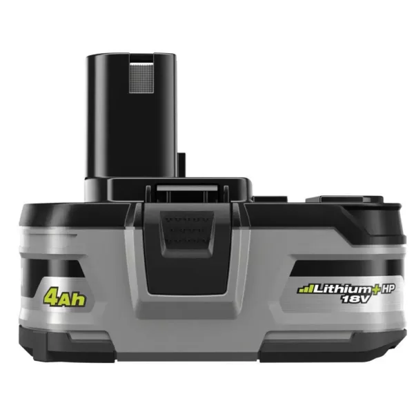 RYOBI 18-Volt ONE+ Lithium-Ion 4.0 Ah LITHIUM+ HP High Capacity Battery 4-Pack