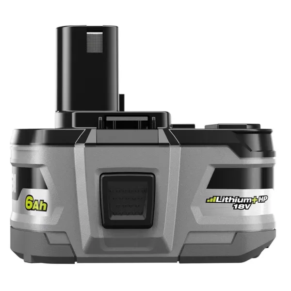 RYOBI 18-Volt ONE+ Lithium-Ion 6.0 Ah LITHIUM+ HP High Capacity Battery