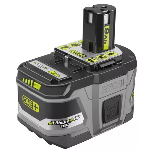 RYOBI 18-Volt ONE+ Lithium-Ion 9.0 Ah LITHIUM+ HP High Capacity Battery