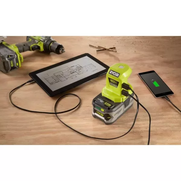 RYOBI 18-Volt ONE+ Lithium-Ion Portable Power Source