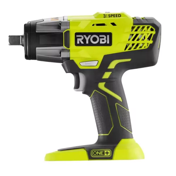 RYOBI ONE+ 18V Cordless 1/2 in. Impact Wrench and Power Inflator Kit (Tools Only)