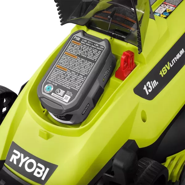 RYOBI 13 in. ONE+ 18-Volt Lithium-Ion Walk Behind Push Lawn Mower/Blower/Chainsaw/Hedge/String Trimmer Kit (5-Tool)