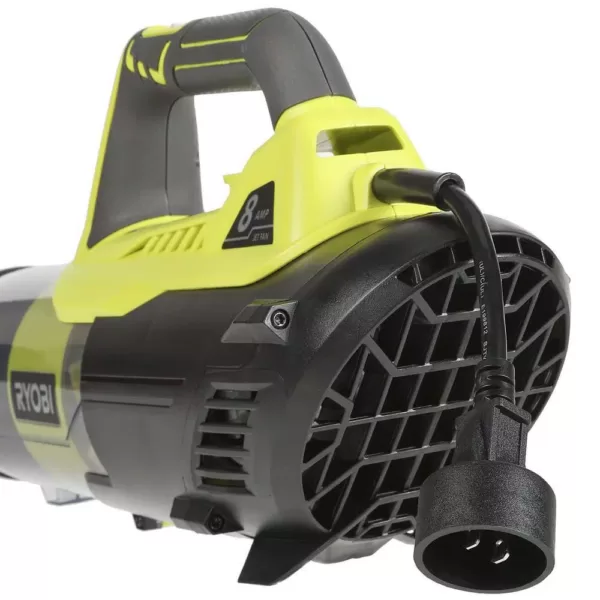 RYOBI 13 in. 11 Amp Corded Electric Walk Behind Push Mower and 8 Amp Electric Jet Fan Blower