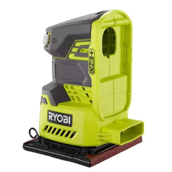 RYOBI 18-Volt ONE+ Cordless 1/4 Sheet Sander (Tool-Only) with Dust Bag