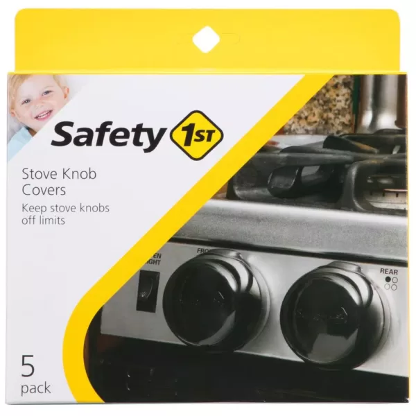 Safety 1st Stove Knob Covers Decor Door Lock (5-Pack)