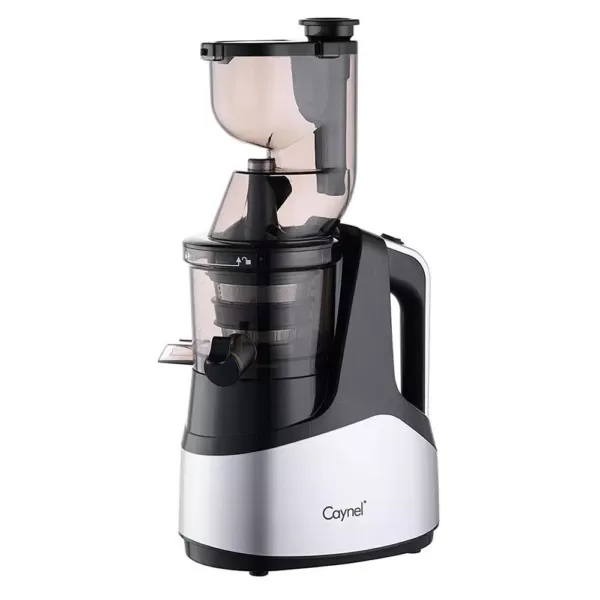 Boyel Living Silver Slow Black Masticating Juicer Cold Press High Yield Vertical Juicer