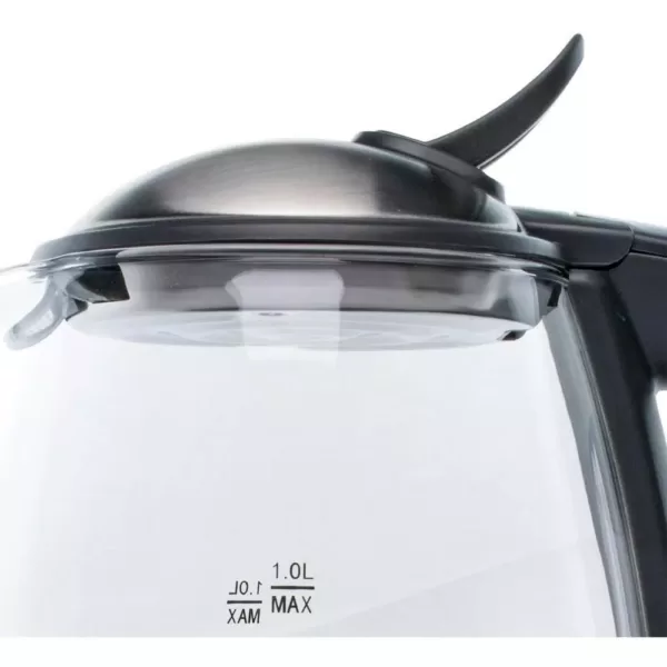 Brentwood Appliances 4.2-Cup Black Cordless Glass Electric Kettle