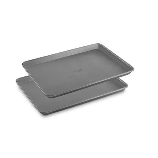 Calphalon Select 12 in. x 17 in. Nonstick Classic Jelly Roll Pan Bakeware Combo Set 2-Piece