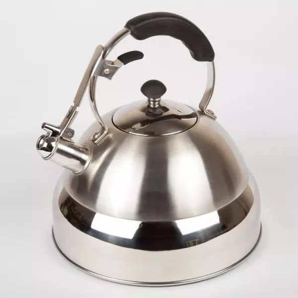 Creative Home Saturn 11.2-Cup Stovetop Tea Kettle in Silver