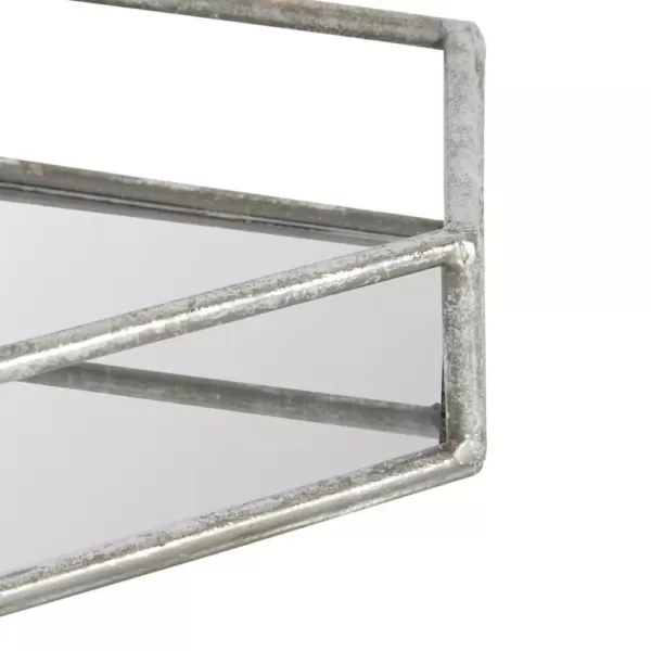 Kate and Laurel Felicia Silver Decorative Tray