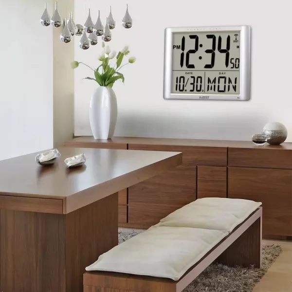 La Crosse Technology 20 in. Extra Large Digital Atomic Wall Clock