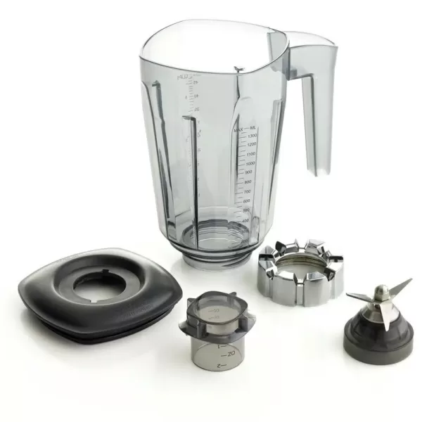 Omega 1 HP High/Low 48 oz. 2-Speed Silver Blender