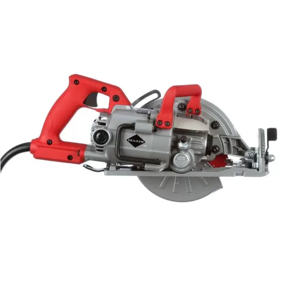 SKILSAW 15 Amp Corded Electric 7-1/4 in. Magnesium Worm Drive Circular Saw with 24-Tooth Carbide Tipped Diablo Blade