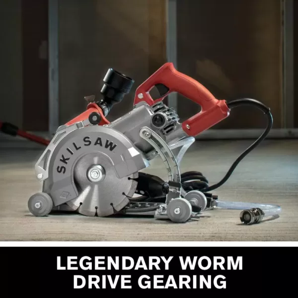 SKILSAW 7 in. 15 Amp Corded Medusaw Aluminum Worm Drive Circular Saw for Concrete