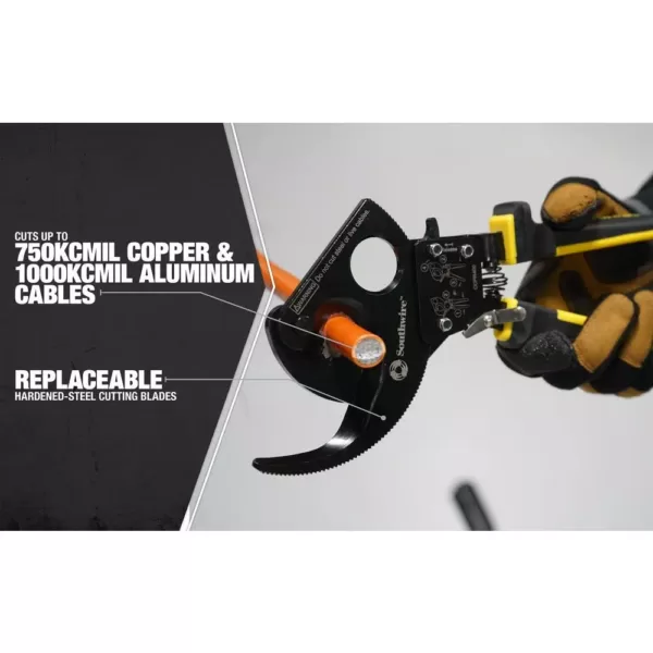 Southwire Heavy-Duty Compact Ratcheting Cable Cutters