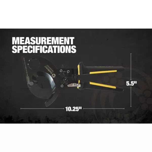 Southwire Heavy-Duty Compact Ratcheting Cable Cutters