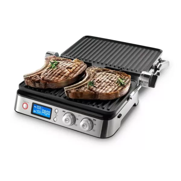 DeLonghi Livenza All-Day 261 sq. in. Stainless Steel Indoor Grill