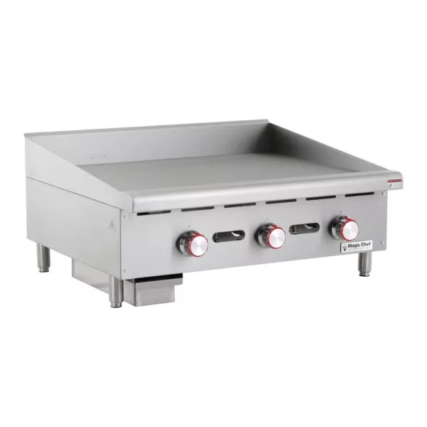 Magic Chef Commercial 36 in. Thermostatic Countertop Griddle